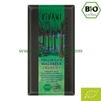 Chocolate con leche ecol�gico con frutos del bosque VIVANI